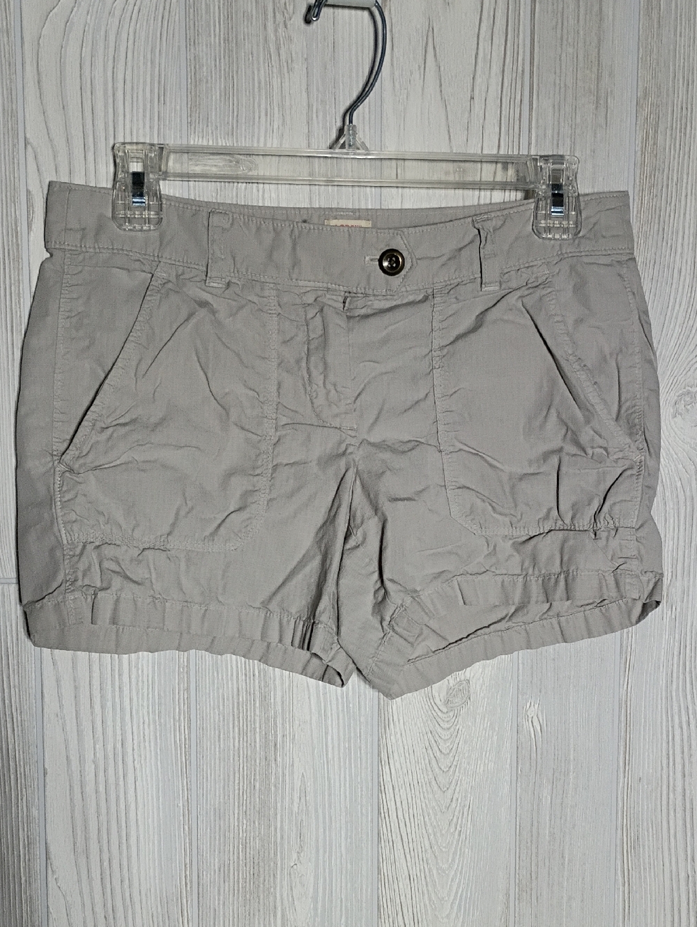 J. Crew Light Gray Casual Chino Bermuda Shorts